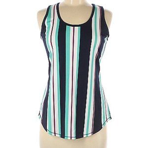 BNWT - Navy Blue Striped LLR Tank Top